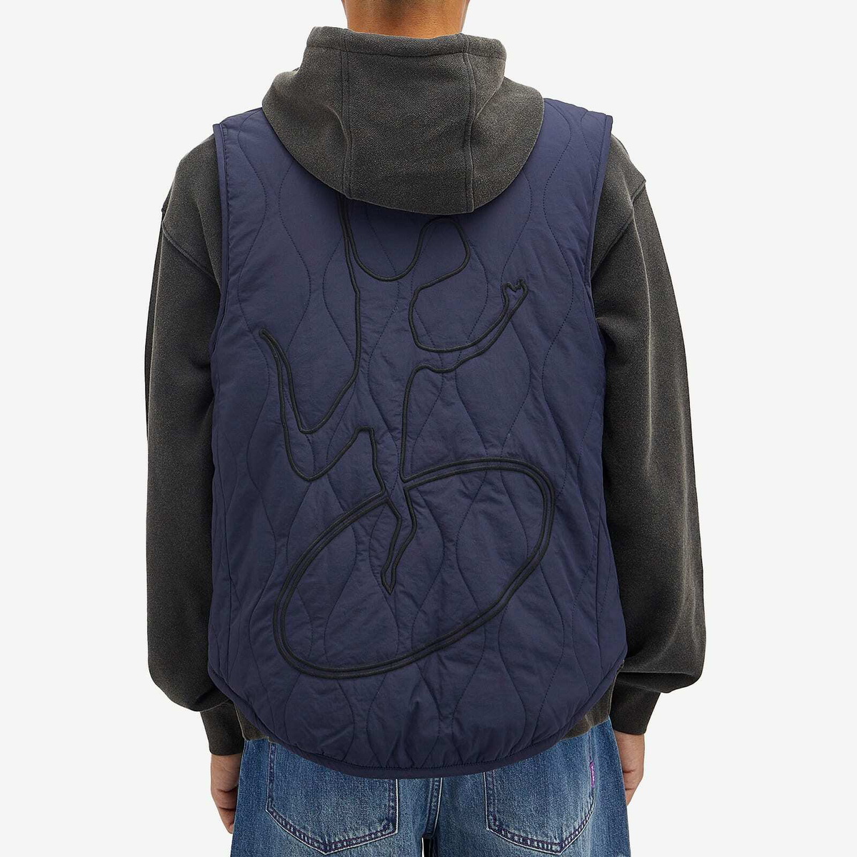 P.A.M. Men's Penchant Reversible Vest in Navy/Pelican