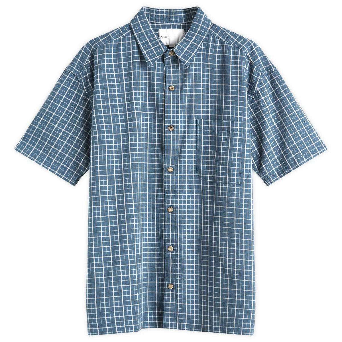 トップス Adsum Corduroy Workshirt Adsum Men's 14W Corduroy Workshirt in Ultra Blue Adsum