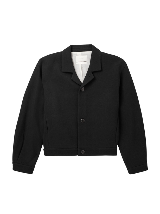 Photo: Amomento - Cropped Wool-Blend Jacket - Black