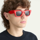 Ray-Ban x A$AP Rocky Wayfarer Puffer Sunglasses in Red/Dark Grey 