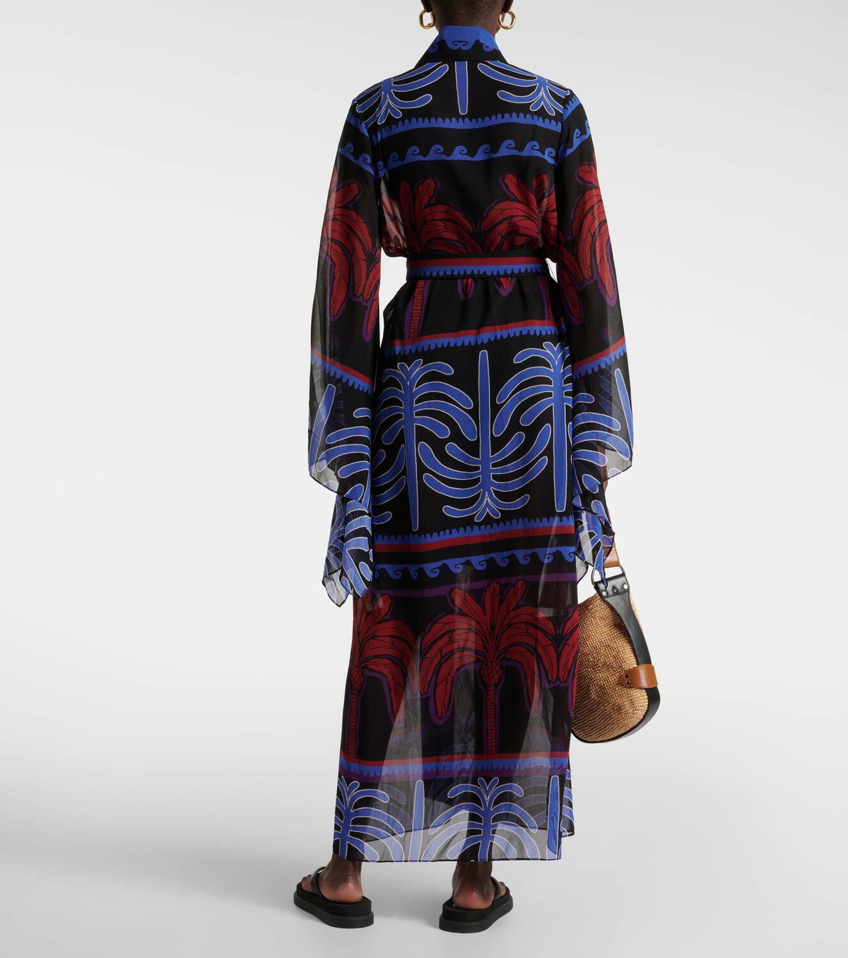 Johanna Ortiz Printed beach cover-up