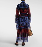 Johanna Ortiz Printed beach cover-up