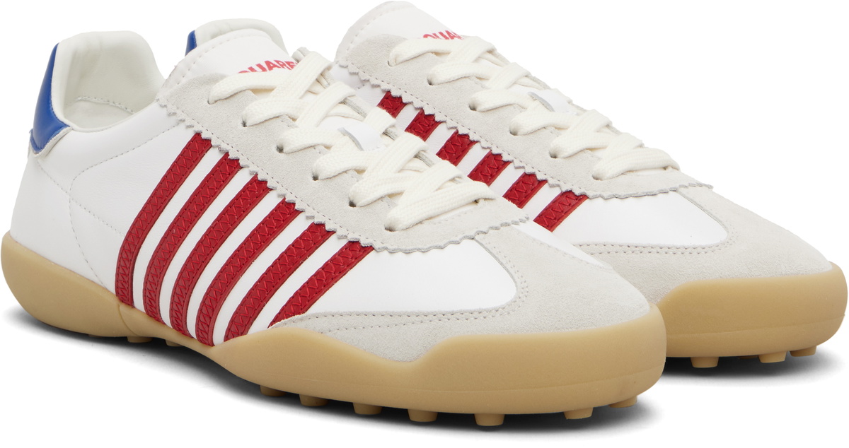 Dsquared2 White Soccer Sneakers