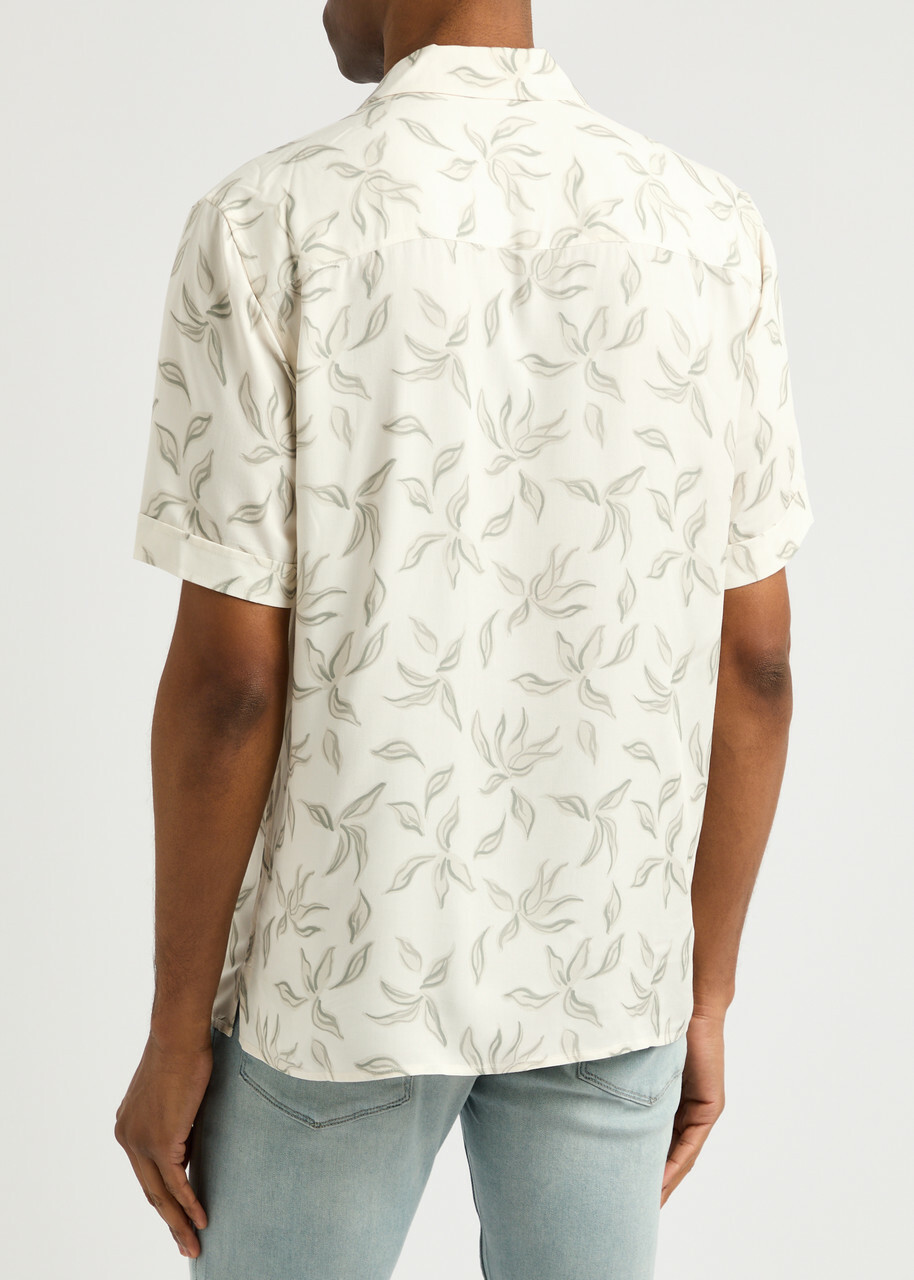 Paige Landon Printed Shirt Cream