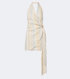 SIR Pernille striped wrap dress