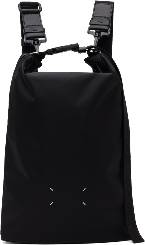 Photo: Maison Margiela Black High Tech Roll Up Backpack
