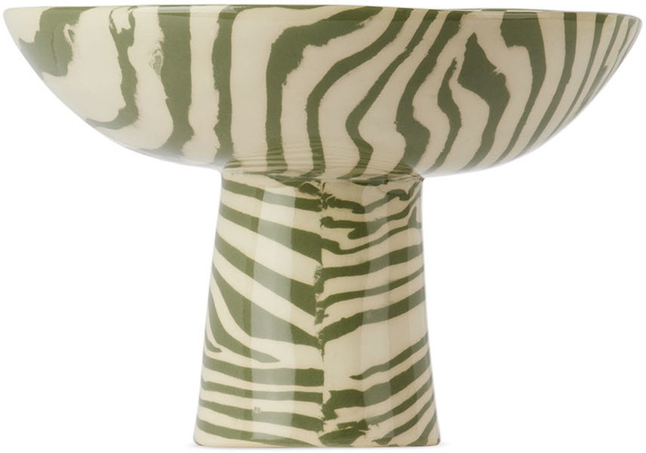Photo: Henry Holland Studio Green & White Stripe Chalice Bowl