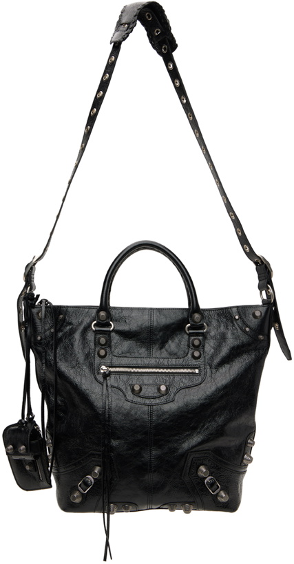 Photo: Balenciaga Black Medium 'Le Cagole' Tote