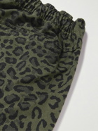 Stussy - Straight-Leg Leopard-Print Cotton-Twill Trousers - Brown