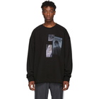 Juun.J Black Print Sweatshirt