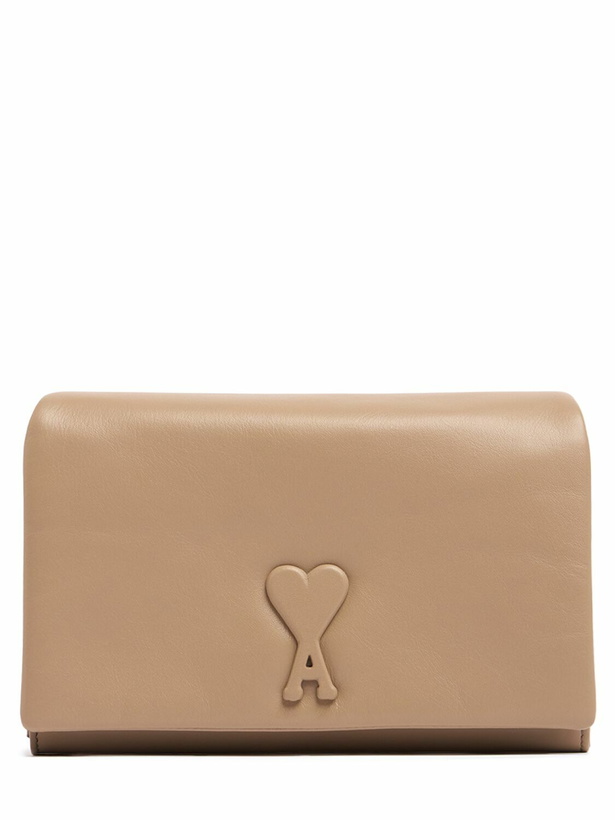 Photo: AMI PARIS Voulez Vous Leather Wallet Clutch