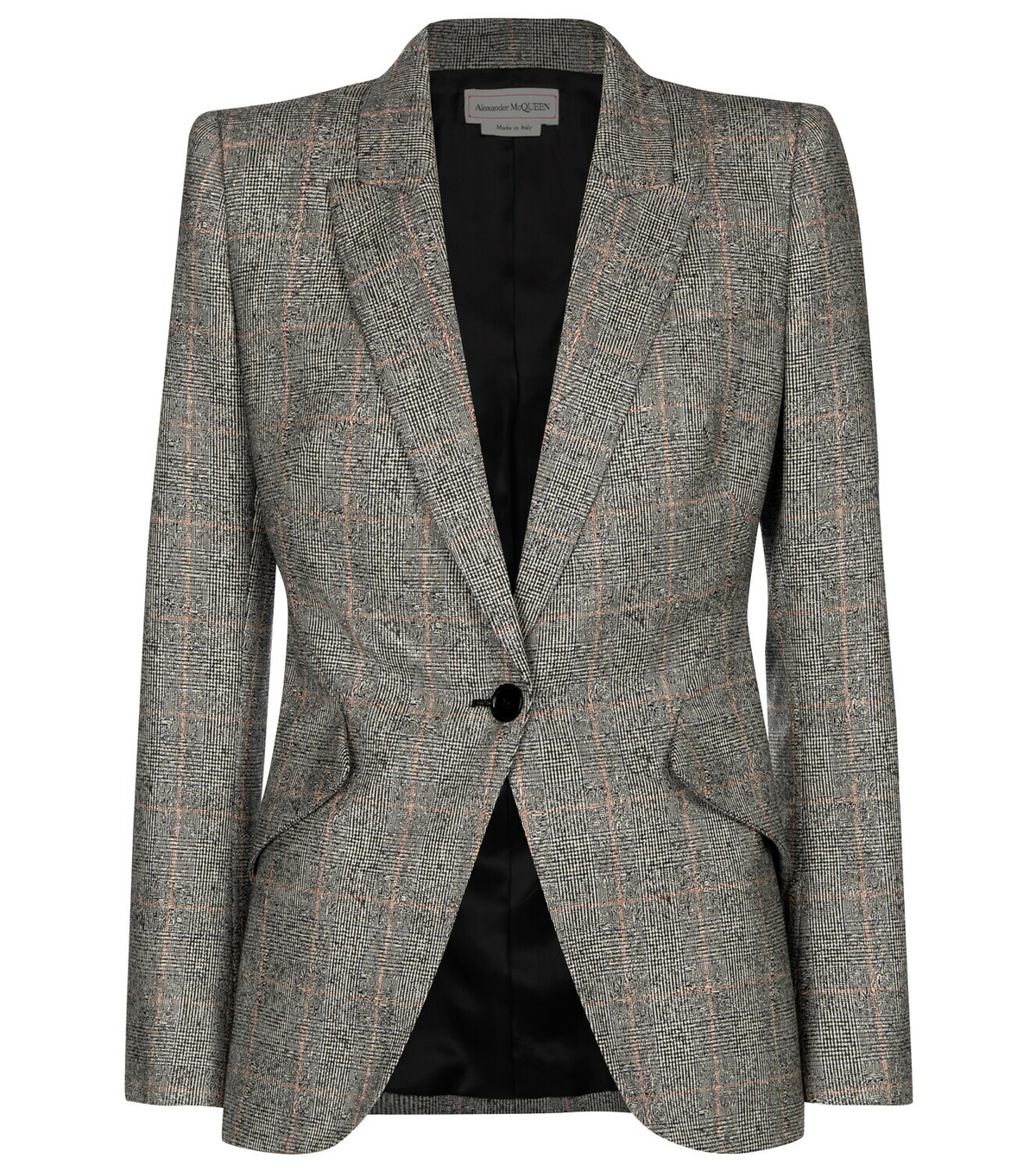 Alexander McQueen Checked stretch-wool blazer Alexander McQueen