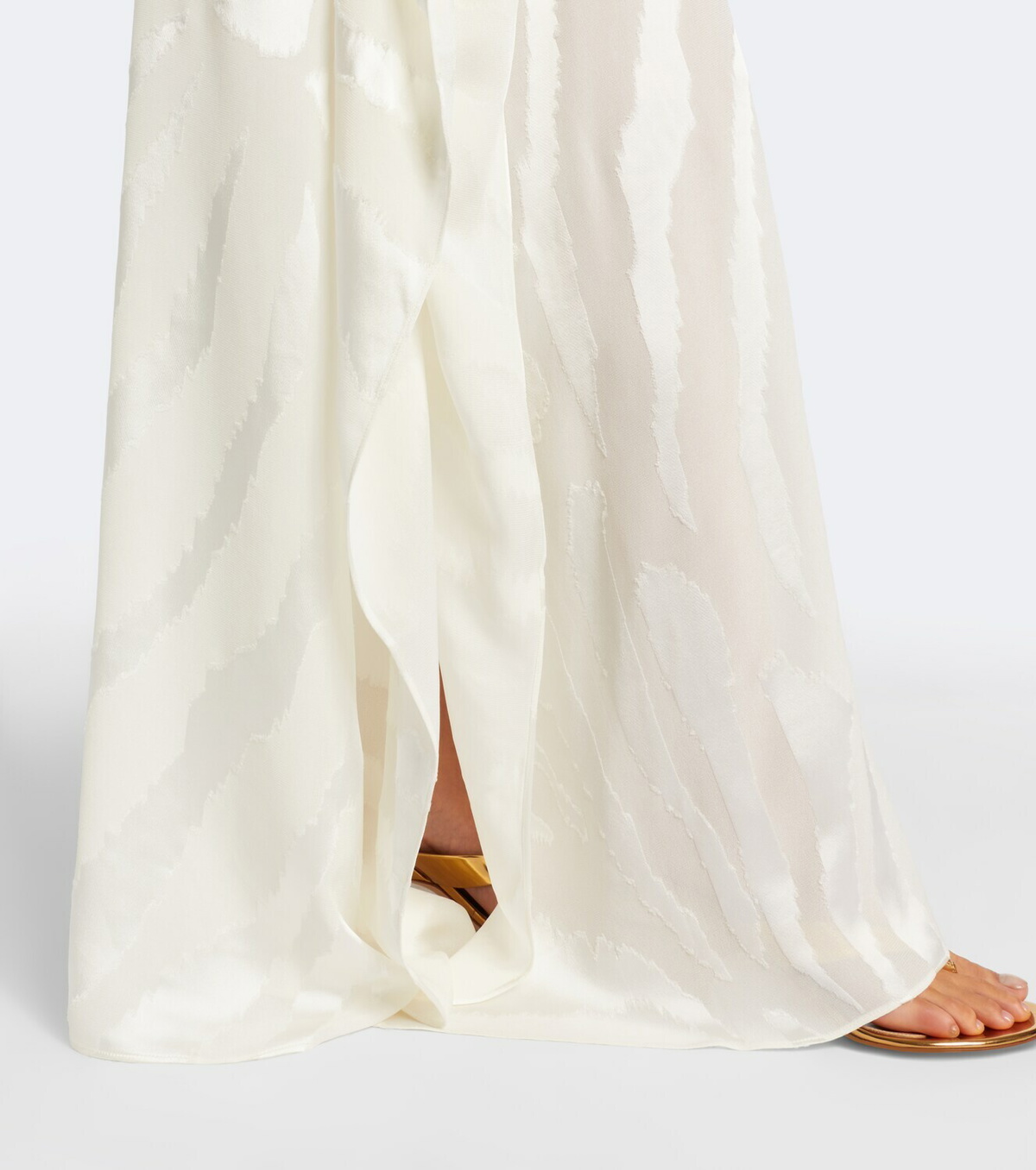 Taller Marmo Streep scarf-detail fil coupé kaftan