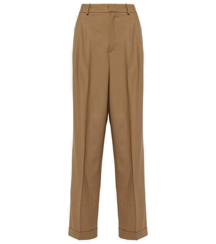 Photo: Polo Ralph Lauren High-rise wool-blend wide-leg pants