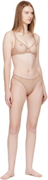 Agent Provocateur Beige Lucky Thong