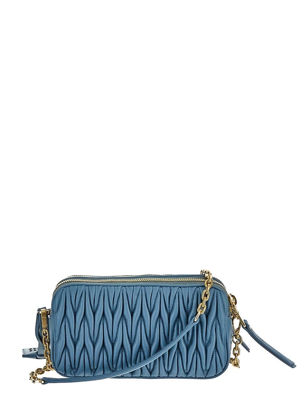 Miu Miu Matelassé Nappa Leather Mini Bag