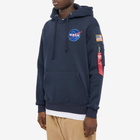 Alpha Industries Men's Space Shuttle Hoodie in Replica Blue