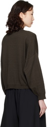 Cordera Brown Cotton & Cashmere Cardigan
