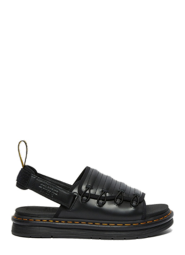 Photo: x Suicoke Mura Smooth Leather Sandals in Black