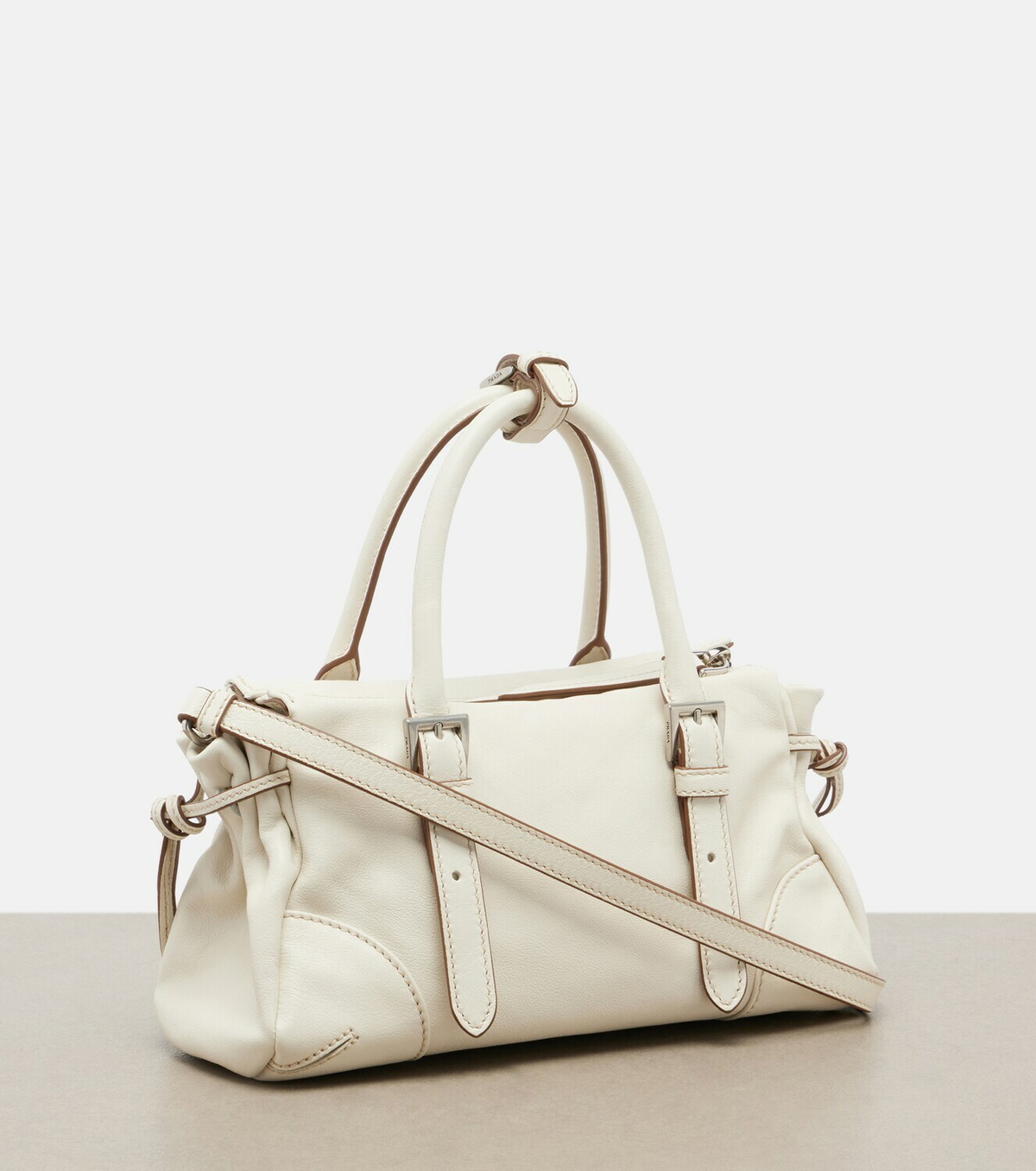 Prada Prada Karin Small leather top-handle bag