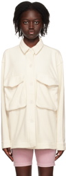 Reebok Classics White Flap Pocket Jacket