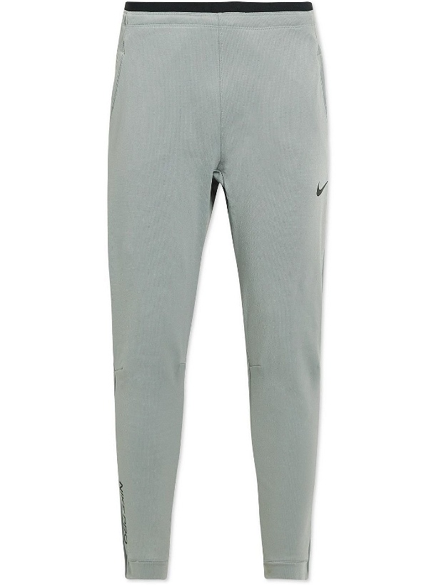 Photo: Nike Training - Pro Slim-Fit Dri-FIT Sweatpants - Gray