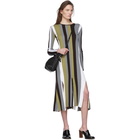 Loewe Multicolor Striped Rib Knit Dress