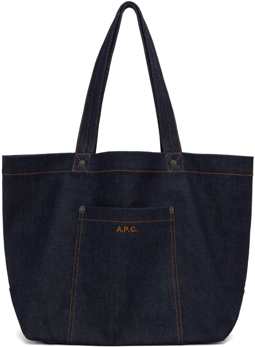 A.P.C. Indigo Thais Denim Tote A.P.C.