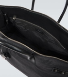 Saint Laurent Sac De Jour 48H leather-trimmed tote bag
