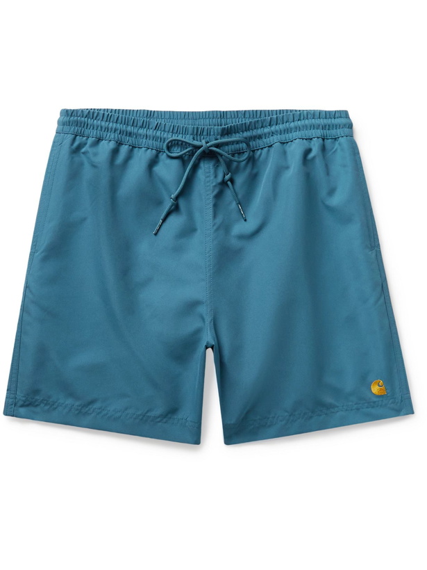 Photo: CARHARTT WIP - Chase Slim-Fit Mid-Length Swim Shorts - Blue