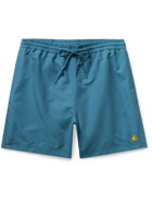 CARHARTT WIP - Chase Slim-Fit Mid-Length Swim Shorts - Blue