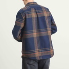 Portuguese Flannel Men's Upper Overshirt in Navy Blend