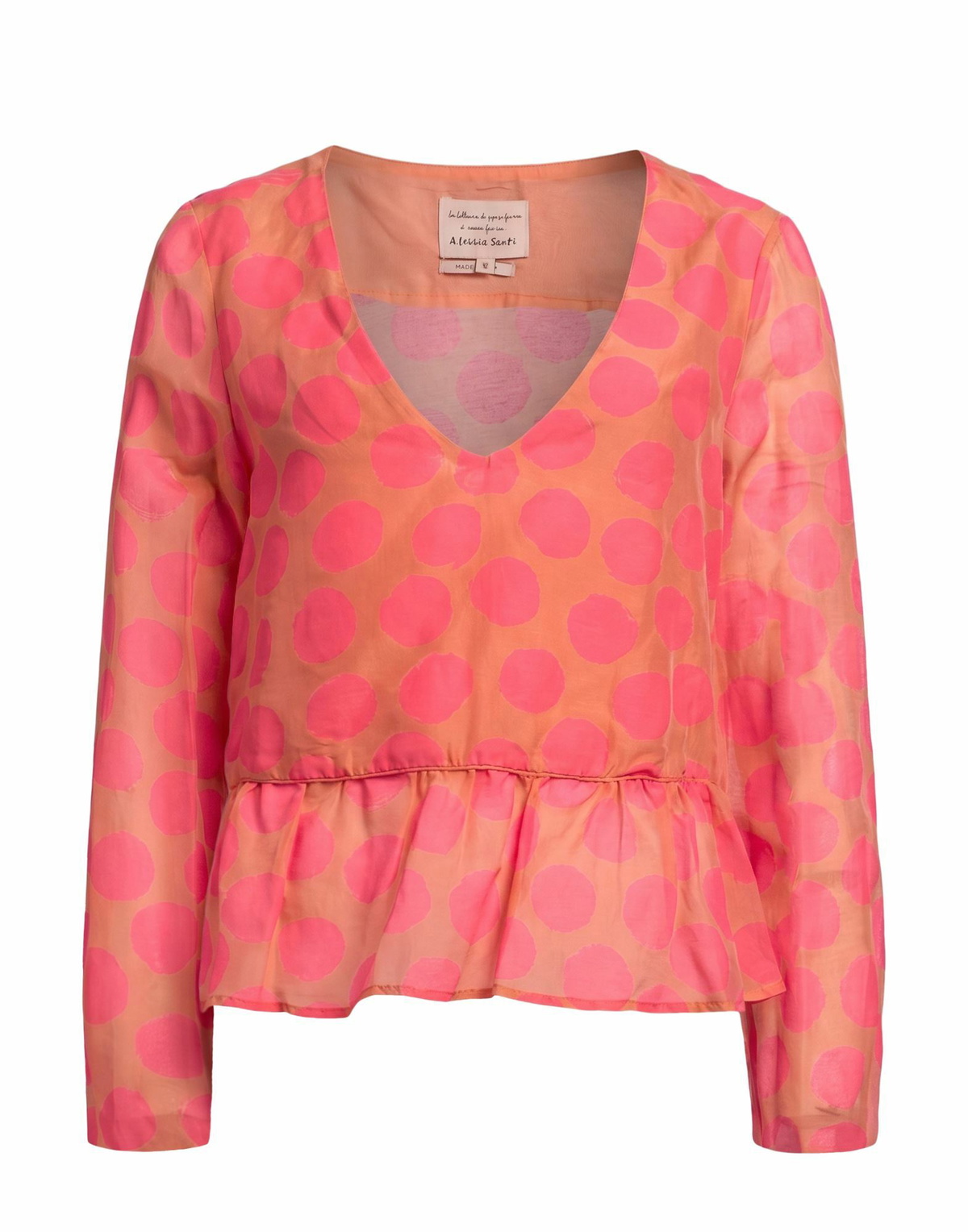 Alessia Santi Womens Top Coral