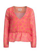 Alessia Santi Womens Top Coral