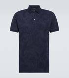 Etro Paisley cotton polo shirt