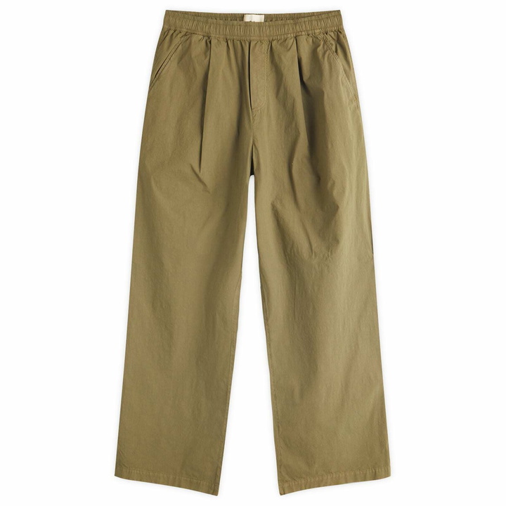 Photo: Folk Men's Drawcord Loose Trousers in Sage