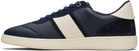 Ferragamo Navy Signature Low-Top Sneakers