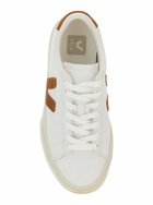 Veja campo White Low Top Sneakers With Contrasting Heel With Logo Lettering And Logo Patch On The Side In Leather Unisex