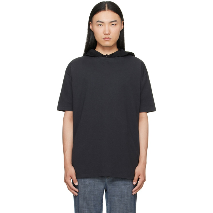 Photo: Maison Margiela Black Hooded T-shirt