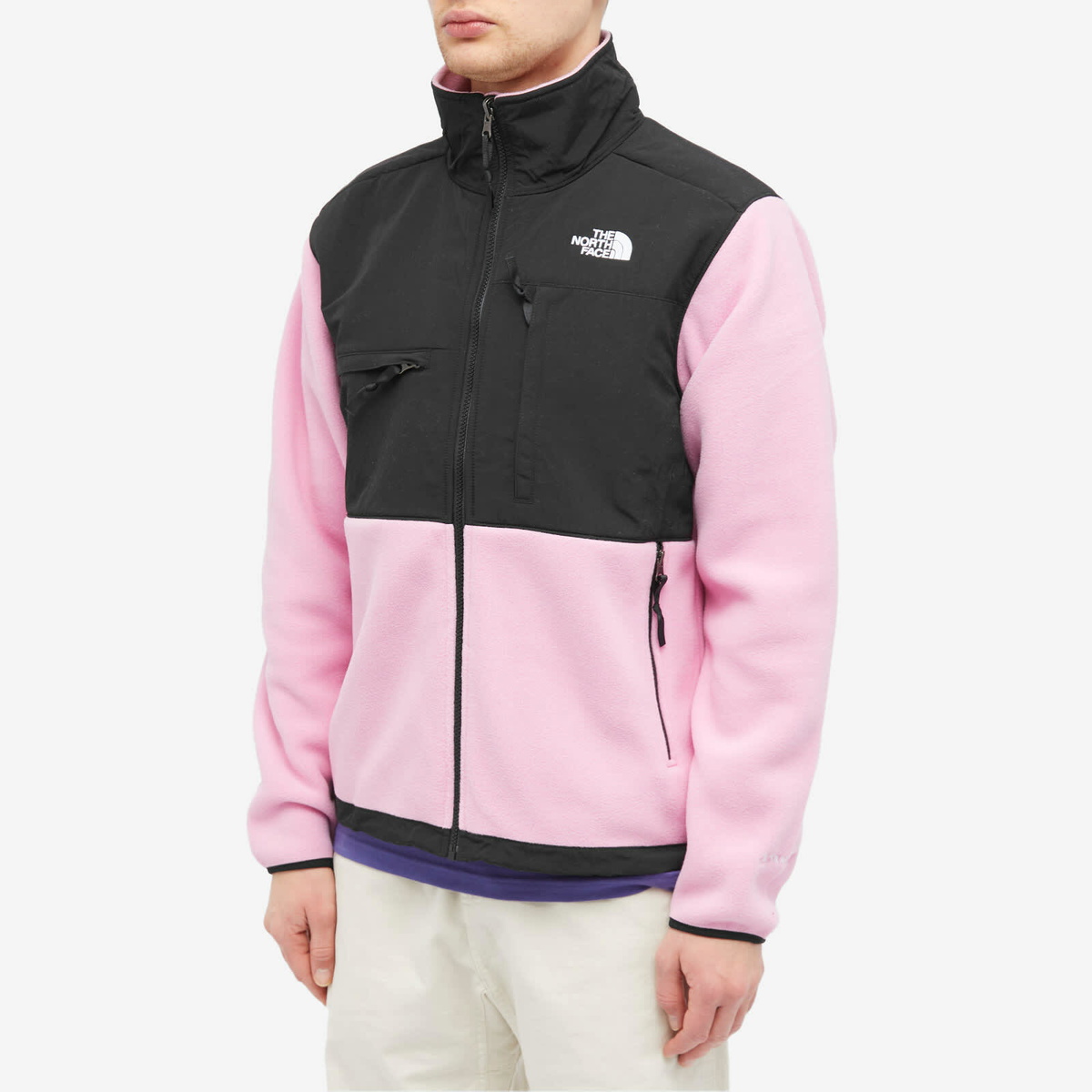 The North Face Men's Denali Jacket in Orchid Pink/Tnf Black The
