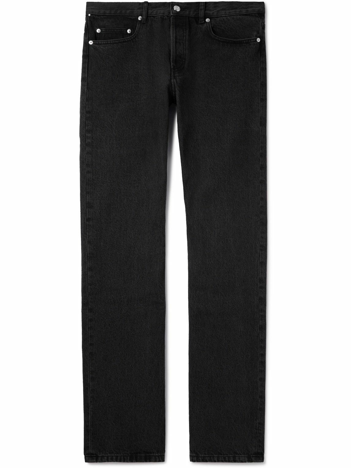 A.P.C. - New Standard Slim-Fit Straight-Leg Jeans - Black A.P.C.