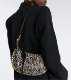 Isabel Marant Oskan Moon printed calf hair shoulder bag
