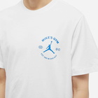 Air Jordan Men's Breakfast T-Shirt in White/Black/Hyper Royal