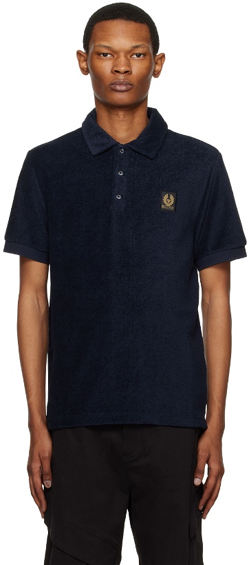 Photo: Belstaff Navy Tether Polo