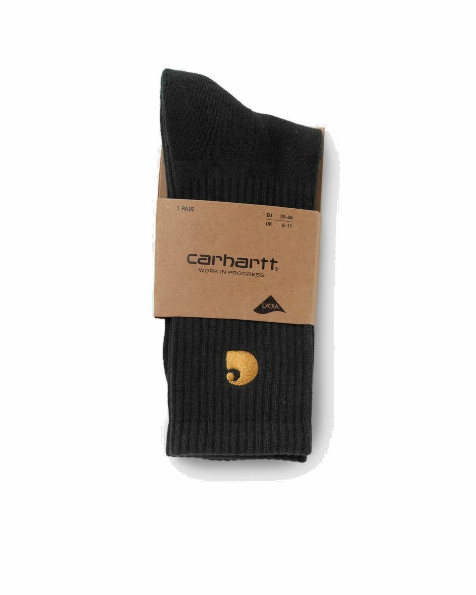 Photo: Carhartt Wip Chase Socks Black - Mens - Socks