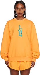 7 DAYS Active Orange Malone Sport Sweatshirt