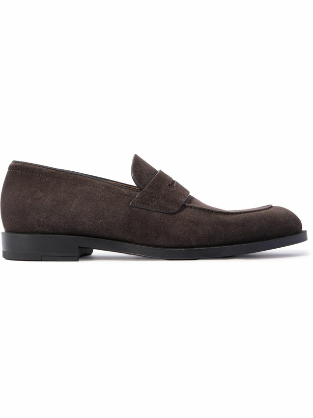 Photo: Zegna - Suede Loafers - Brown