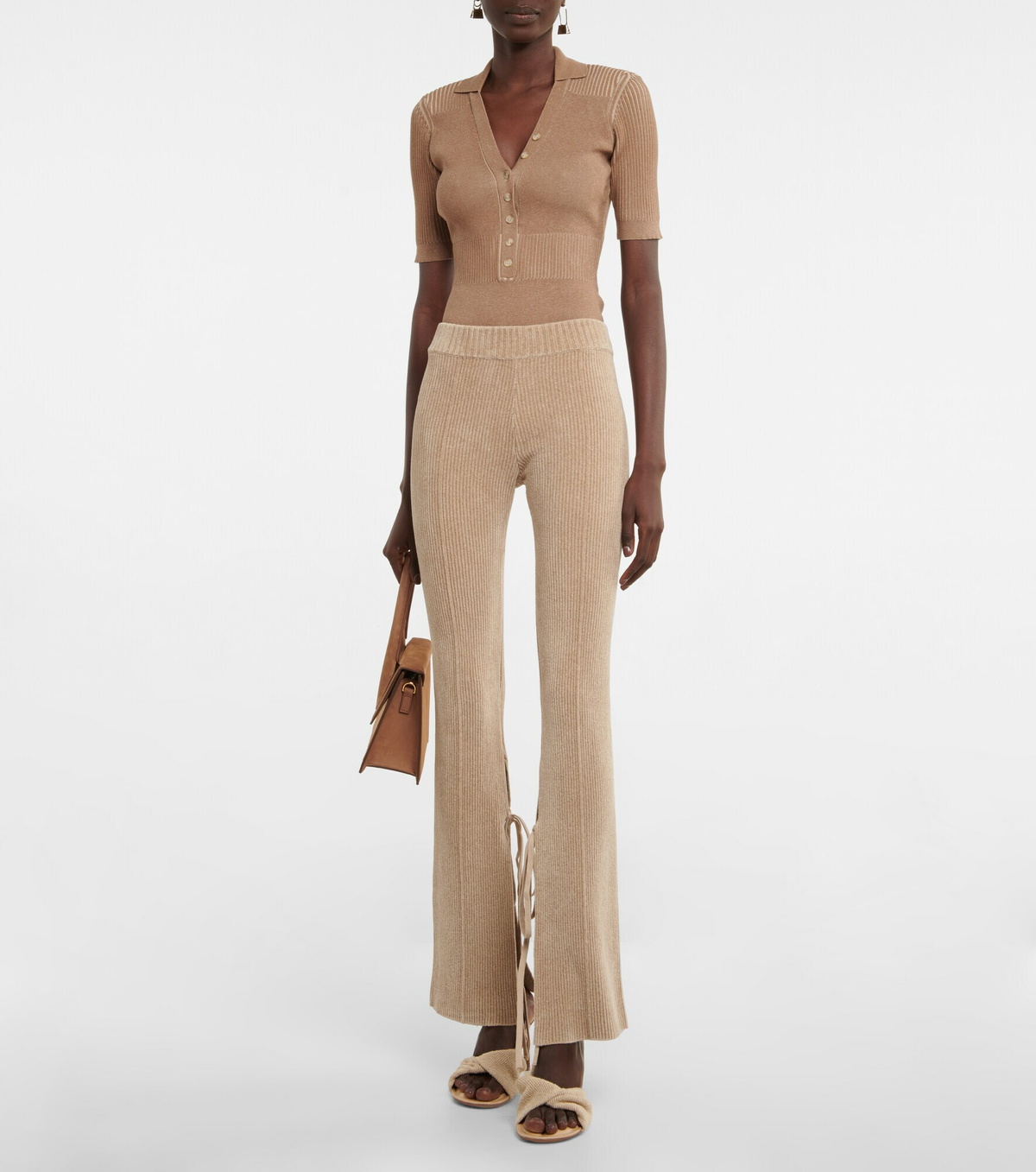 Jacquemus - Le Pantalon Duci ribbed-knit pants