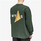 WTAPS Men's Long Sleeve 11 Disarmament T-Shirt in Olive Drab