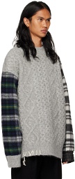 ADER error Gray Wanble Sweater